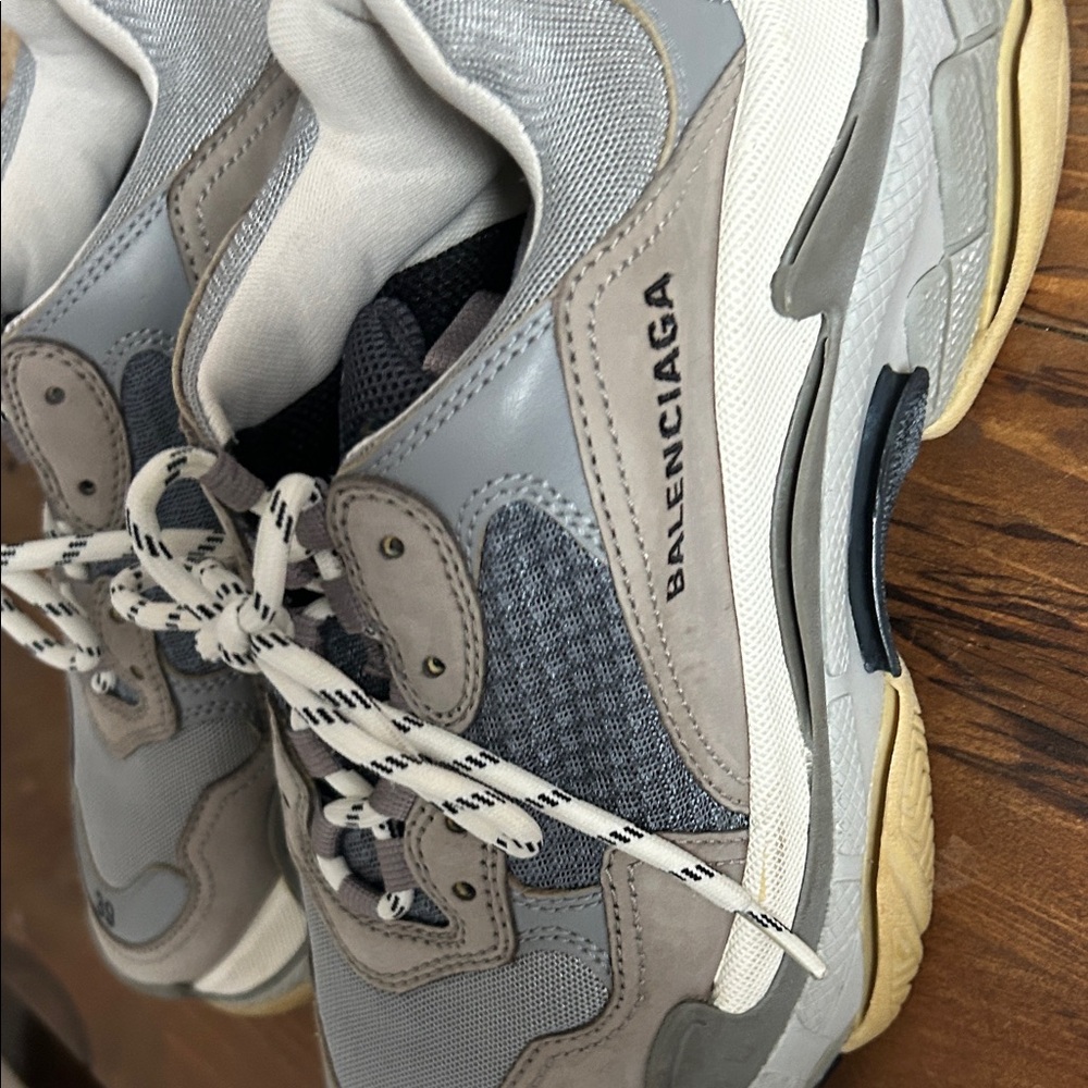 Balenciaga Gray Athletic Shoes